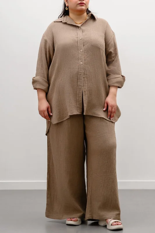 CURVE MUSLIN SHIRT