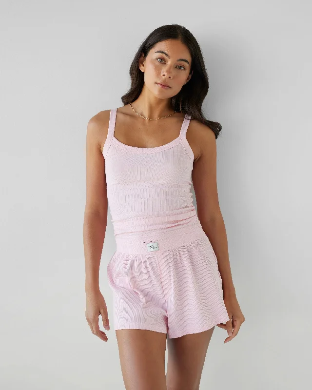 Dear Dylan Organic Rib Tank - Cupid