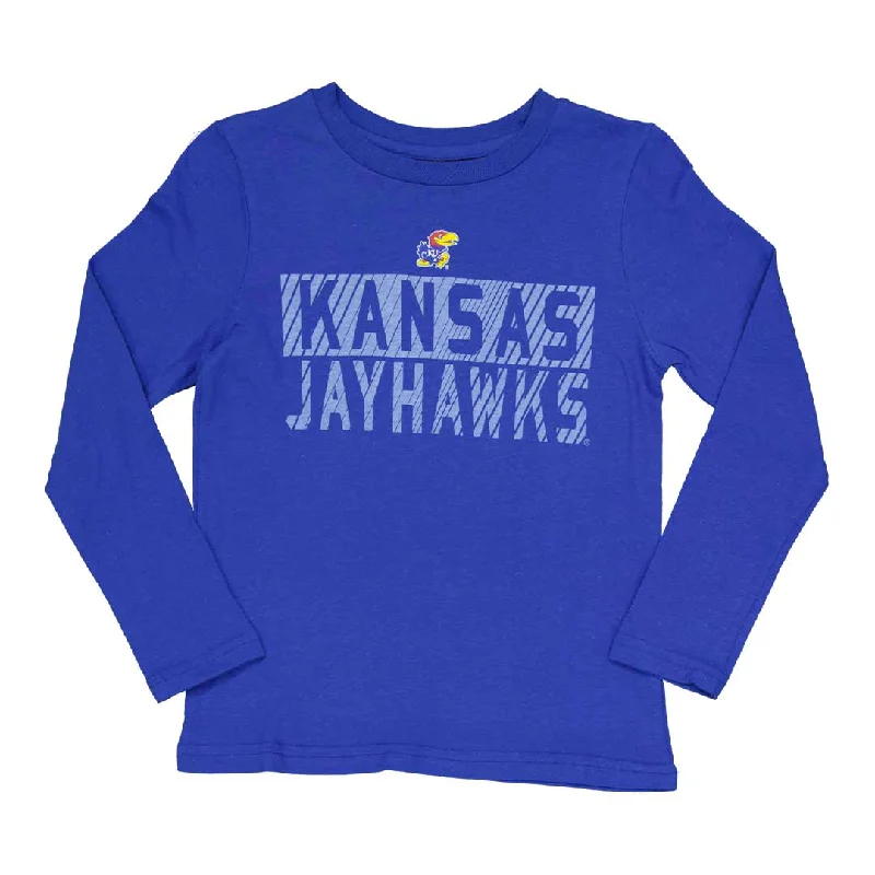 Kids' (Junior) Kansas Jayhawks Long Sleeve T-Shirt (K6TXK3V)