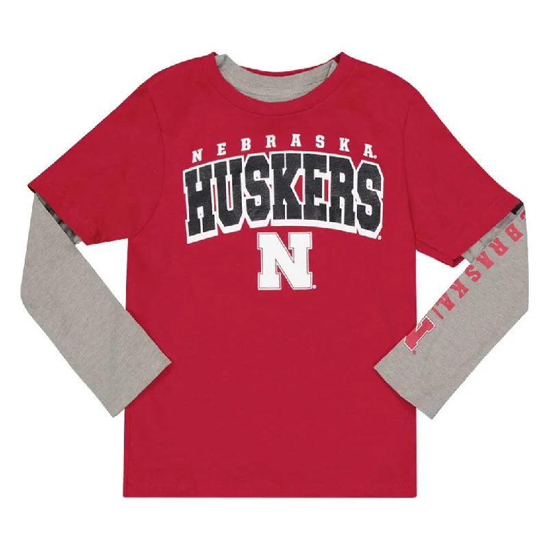 Kids' Nebraska Cornhuskers 3-in-1 Combo T-Shirt (K46711N77)