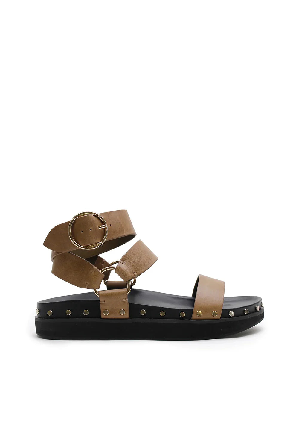 La Tribe Studded Sandal - Olive