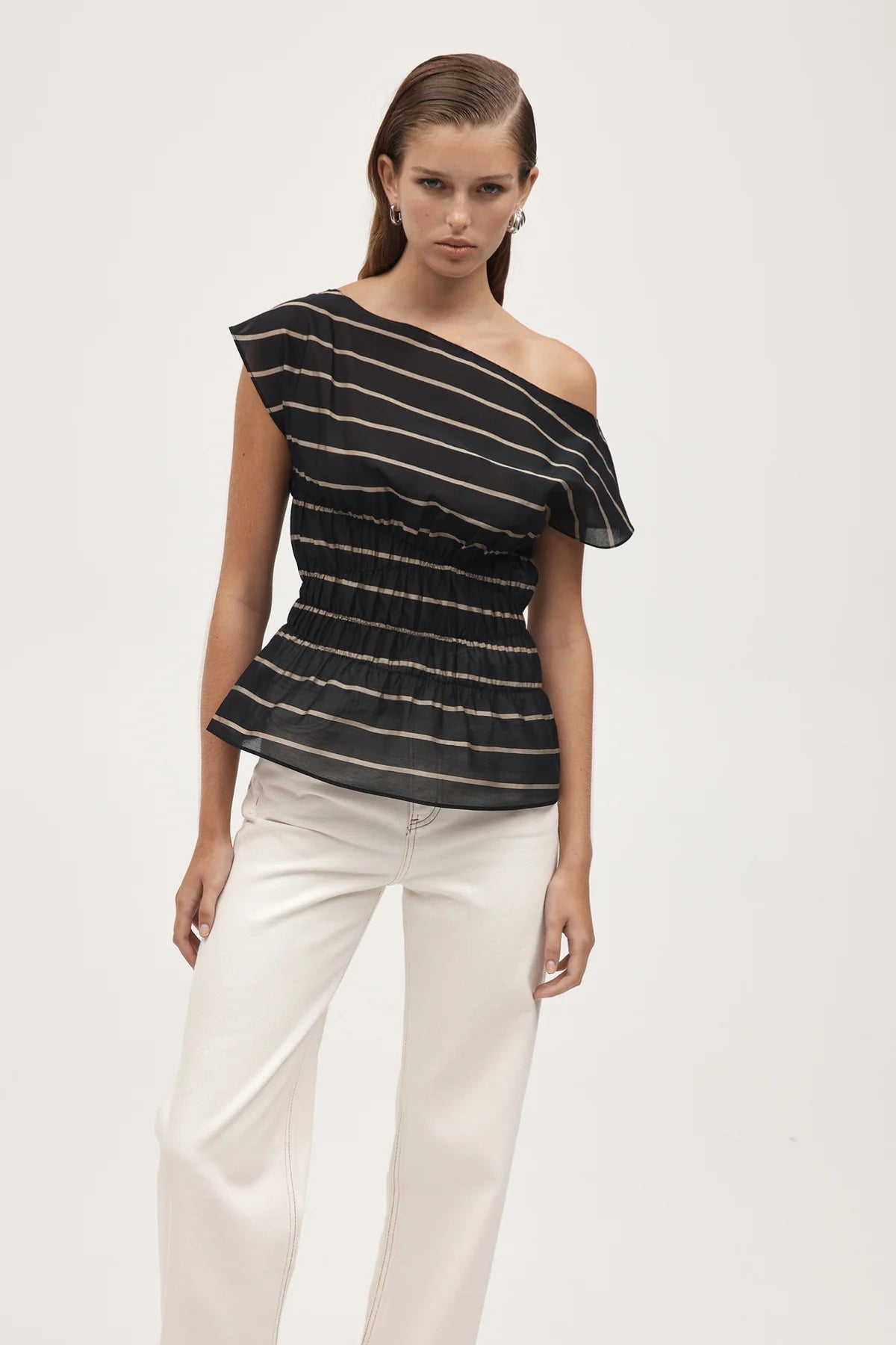 Marle Aida Top - Black Stripe