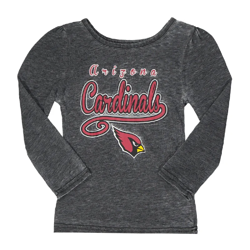 NFL - Girls' (Toddler) Arizona Cardinals Long Sleeve T-Shirt (KK14AXI 19)