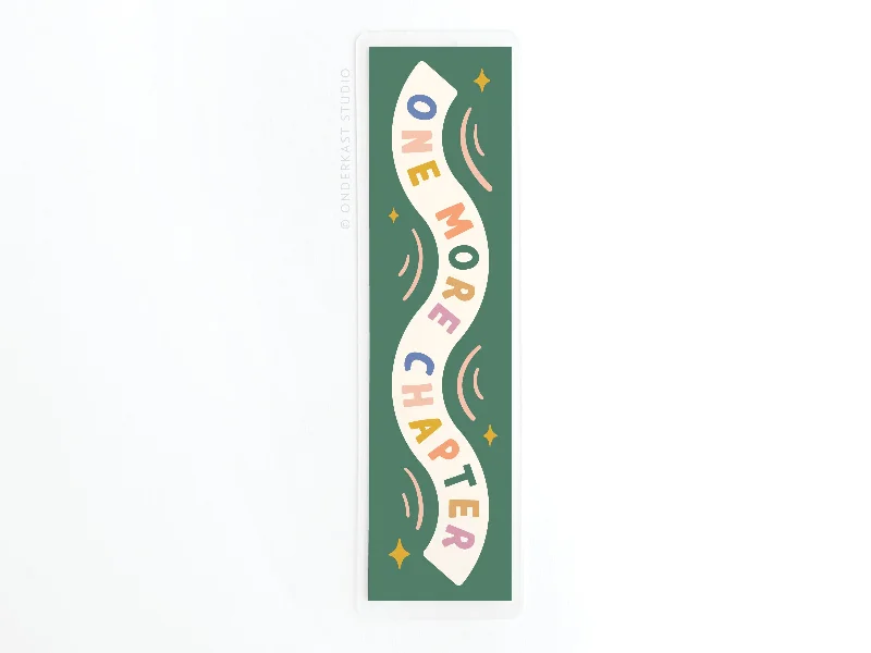 One More Chapter Laminated Bookmark