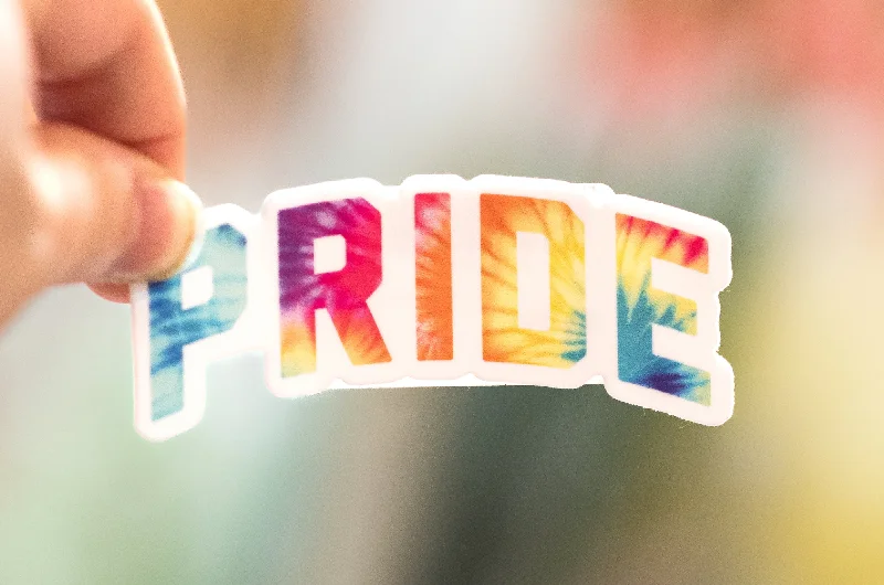 PRIDE Tie-Dye Sticker