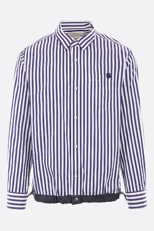 Thomas Mason striped poplin shirt