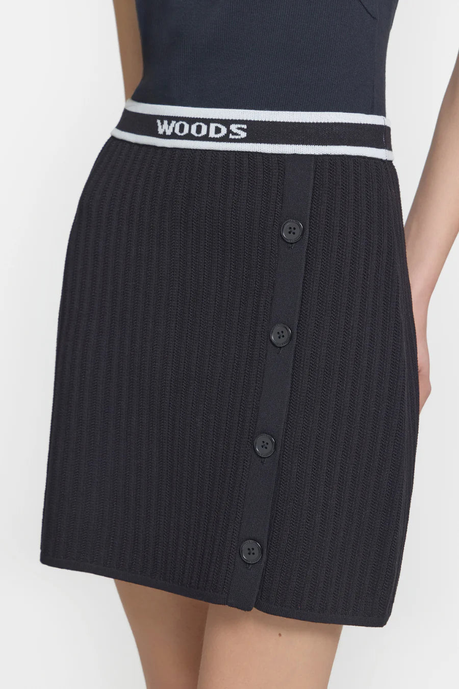 Viktoria & Woods Baroque Skirt - Black/Ivory