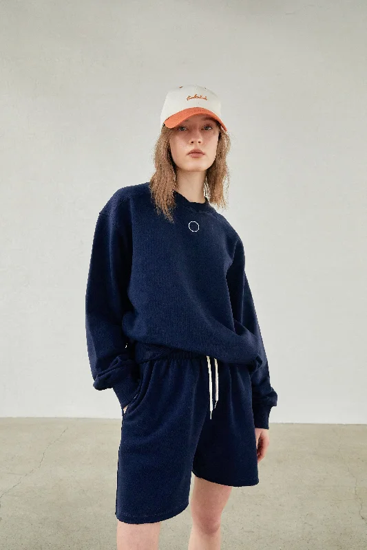 Circle Sweatshirt, Navy