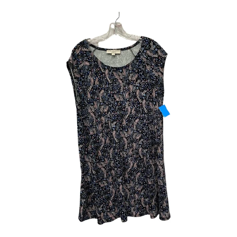 DRESS CASUAL SHORT by LOFT In BLACK & BLUE, Size: L