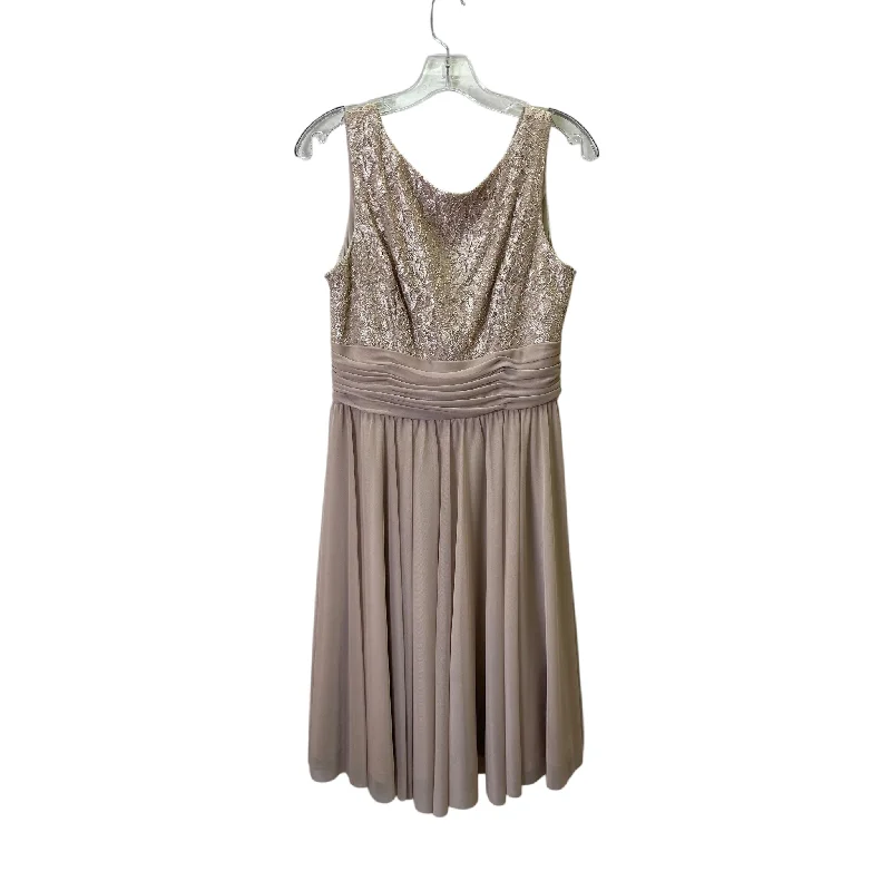 Dress Party Short By JH Evenings In Gold, Size:M