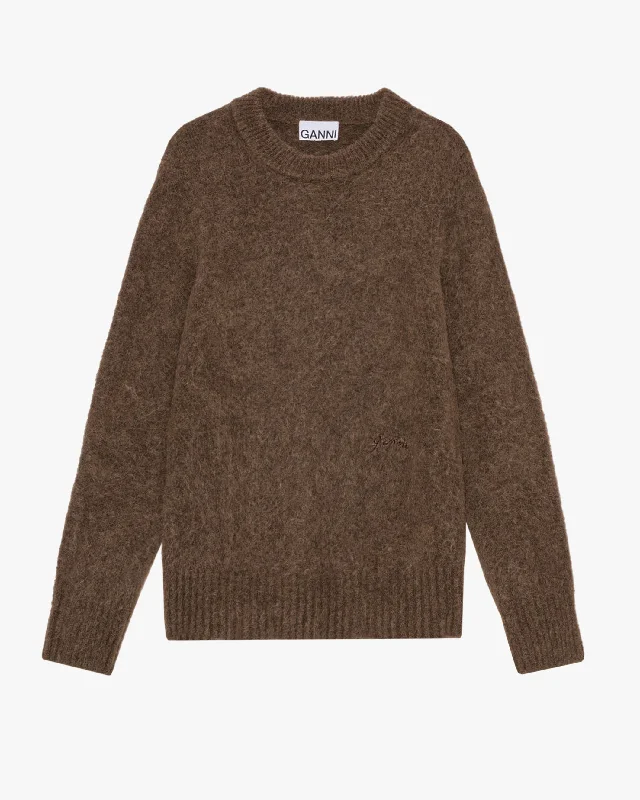 Brushed Alpaca Sweater